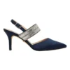 Promo 🛒 Nina Treena Navy Satin Pump ⌛