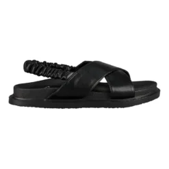 Top 10 🤩 St. Sana Tatum Black Footbed 🔔 Sandal ⭐
