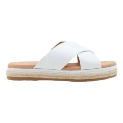 Best Sale 🔔 Hush Puppies Kelani White Sandal 🔥