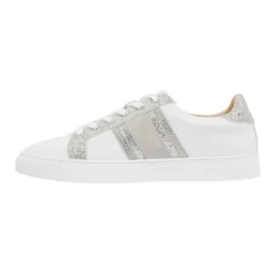 Cheapest ❤️ Pink Inc Daisy White/Silver 👍 Sneakers ⭐ -Women Shoes shop 860122000 3 720x928