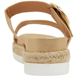 Cheapest 😉 Sandler Warsaw Soft Gold Smooth Sandals ✔️ -Women Shoes shop 861419620 5 720x928