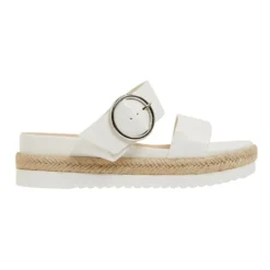 Best Pirce ❤️ Sandler Warsaw White Smooth ✨ Sandals 💯