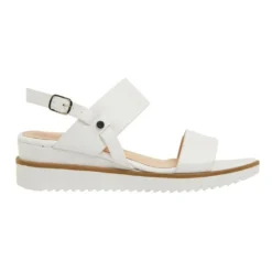 Wholesale 🤩 Ravella Dayton White Smooth Sandals ⌛
