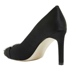 Buy 😀 Alan Pinkus Madison Black Fabric Heeled Shoes 👍 -Women Shoes shop 861440950 5 720x928