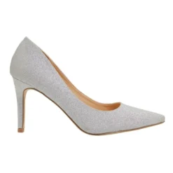 Flash Sale ⭐ Ravella Wild Silver Glitter Heeled Shoes 😀