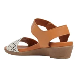 Budget 🔔 Active Flex Accord White/Cognac Glove Sandals 🧨 -Women Shoes shop 865477630 7 720x928