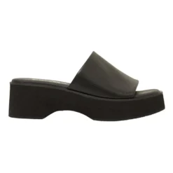 Coupon 🌟 Ravella Fiasco Black Smooth Sandals ⌛