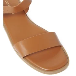 Best Sale 🎉 Forever New Connie Tan Flat 🔥 Sandal ⌛