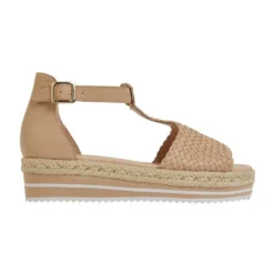 Discount 🧨 Jane Debster Daze Nude Weave Sandals 🔔