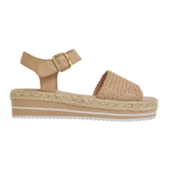 Budget ⌛ Jane Debster Debbie Nude Weave Sandals ✔️