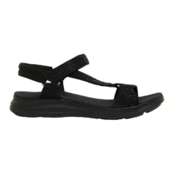 Best Sale 😉 Active Flex Naples Black Diamante Sandals ❤️