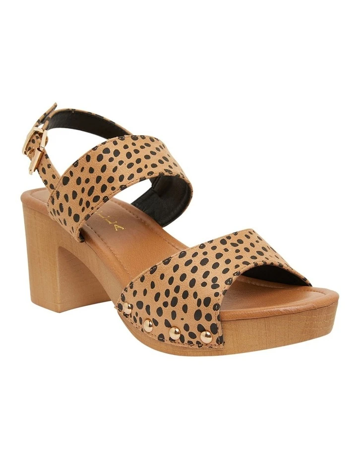 Best Sale ✔️ Ravella Lana Nude Cheetah Sandals ✨ 2 Best Sale ✔️ Ravella Lana Nude Cheetah Sandals ✨ - Image 2