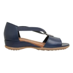 Coupon ⌛ Wide Steps Caroline Navy Glove 👏 Sandals ⌛