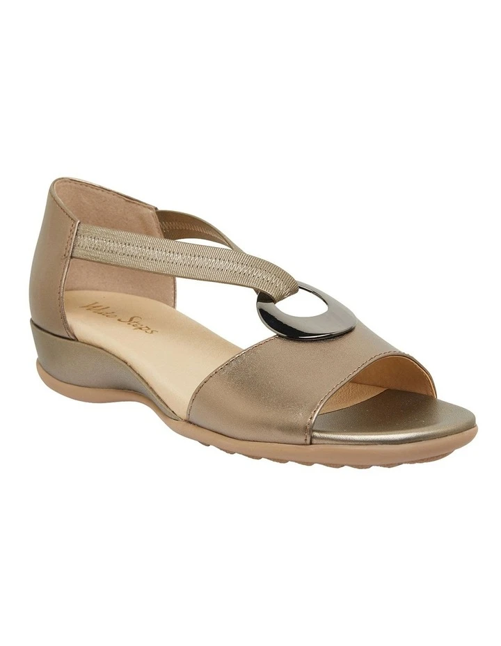 Buy ๐งจ Wide Steps Caroline Pewter Metallic ๐ Sandals โจ 2 Buy ๐งจ Wide Steps Caroline Pewter Metallic ๐ Sandals โจ - Image 2