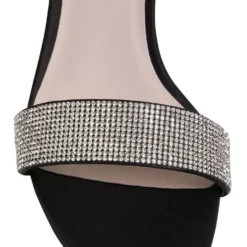 Promo ⭐ Pink Inc Icon Black Satin 🎉 Sandals in Black Satin ✔️ -Women Shoes shop 883336060 6 720x928