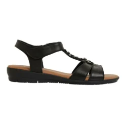 Cheapest 🥰 Active Flex Baleno Black Glove Sandals 🔥