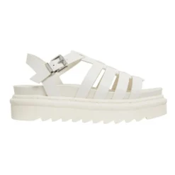 Budget ✔️ Sandler Force White Smooth Sandals 🧨