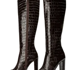 Promo 🎉 Tony Bianco Lucille Mocha Croc Boots ❤️ -Women Shoes shop 888522130 3 720x928