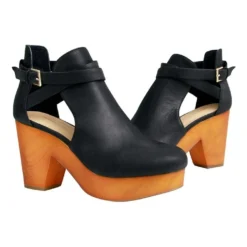 Best Sale ⭐ Belle & Bloom Fearless Black Clog Ankle Boot 🥰 -Women Shoes shop 889075900 4 720x928