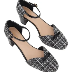 Cheapest 🌟 Review Esther Red Tweed Heel ⌛ -Women Shoes shop 889300360 3 720x928