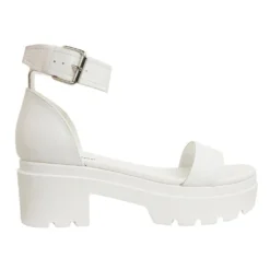 Best deal ❤️ Sandler Cameron White Smooth 🎉 Sandals 👍