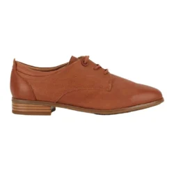 Cheap ๐ Hush Puppies Luciana Tan Leather Lace-Up Shoes โ๏ธ