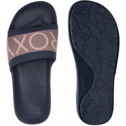 Best Sale ✔️ Roxy Slippy Blue Slides ✨ -Women Shoes shop 901898110 3 720x928
