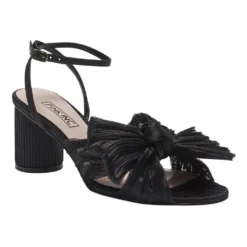 Best deal ❤️ Pink Inc Secret Black Fabric 🥰 Sandals 🎉 -Women Shoes shop 903560860 2 720x928