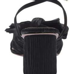 Best deal ❤️ Pink Inc Secret Black Fabric 🥰 Sandals 🎉 -Women Shoes shop 903560860 5 720x928